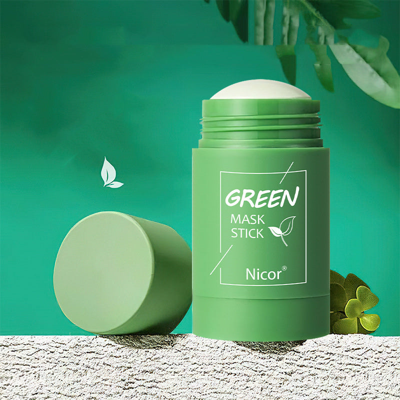 Green Tea Clay Stick Mask – Oil Control, Anti-Acne & Brightening