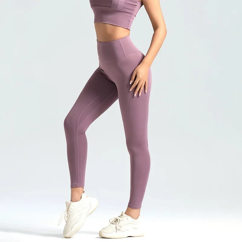 Women’s Seamless Gym Leggings – High Waist Booty Lifting Yoga Pants (S-3XL)