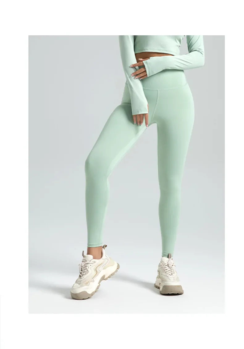 Women’s Seamless Gym Leggings – High Waist Booty Lifting Yoga Pants (S-3XL)