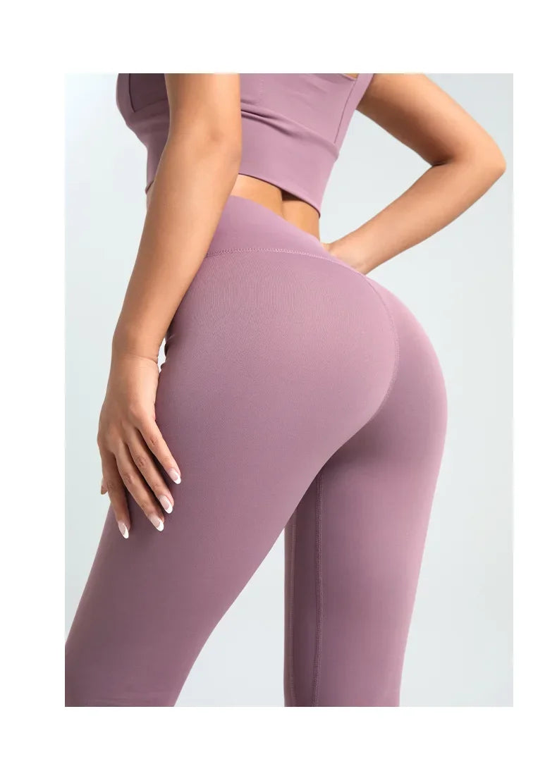 Women’s Seamless Gym Leggings – High Waist Booty Lifting Yoga Pants (S-3XL)