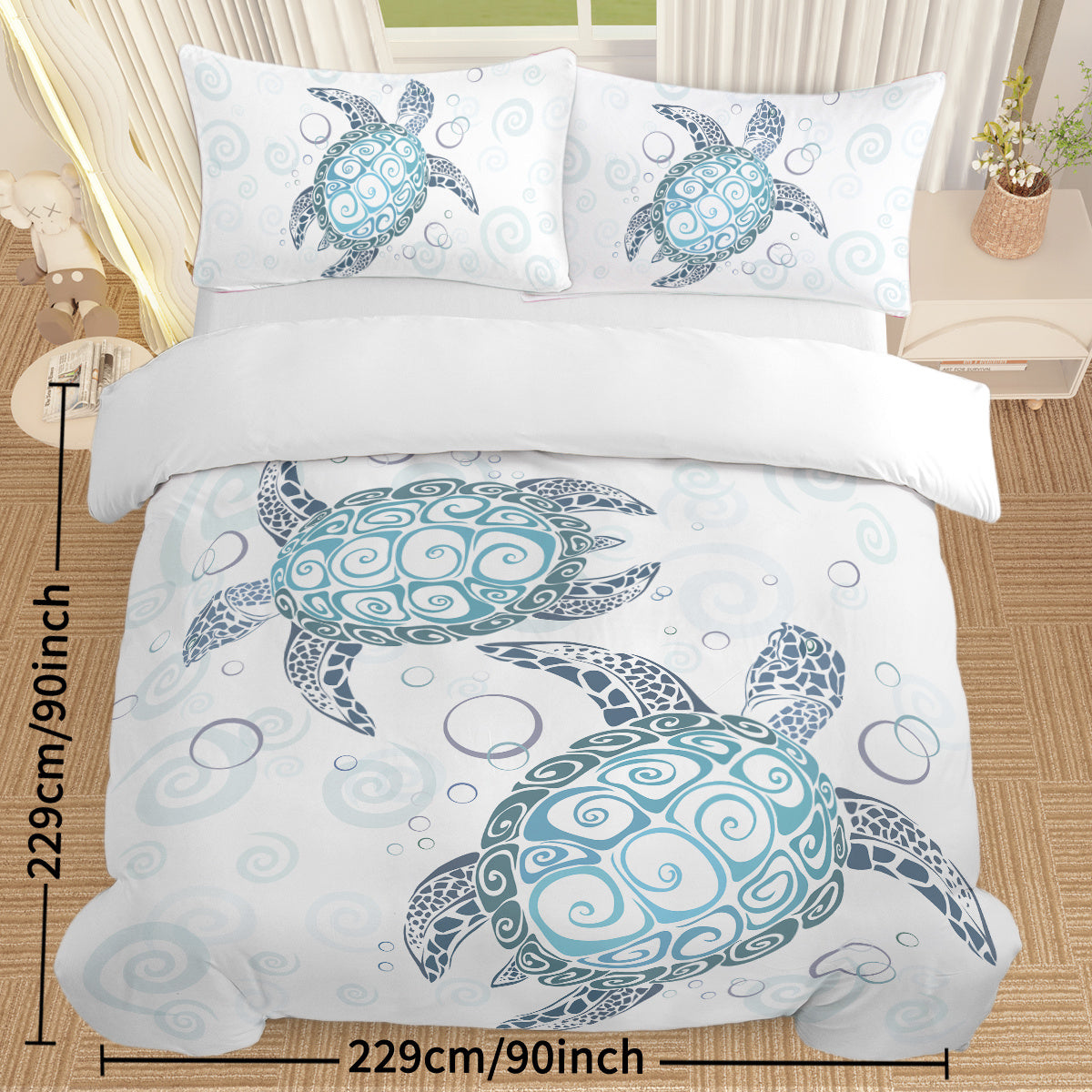 Self-Made 3-Piece Bedding Set – Soft & Stylish Quilt Cover with Pillowcases