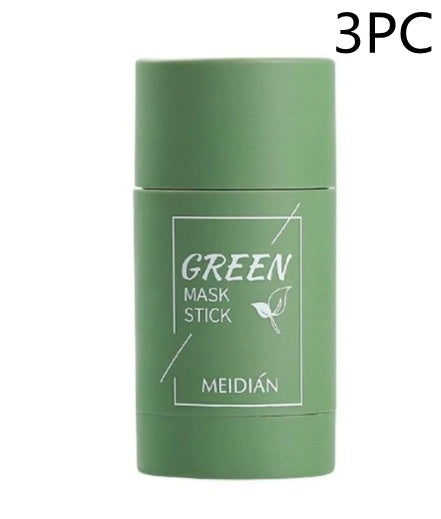 Green Tea Clay Stick Mask – Oil Control, Anti-Acne & Brightening