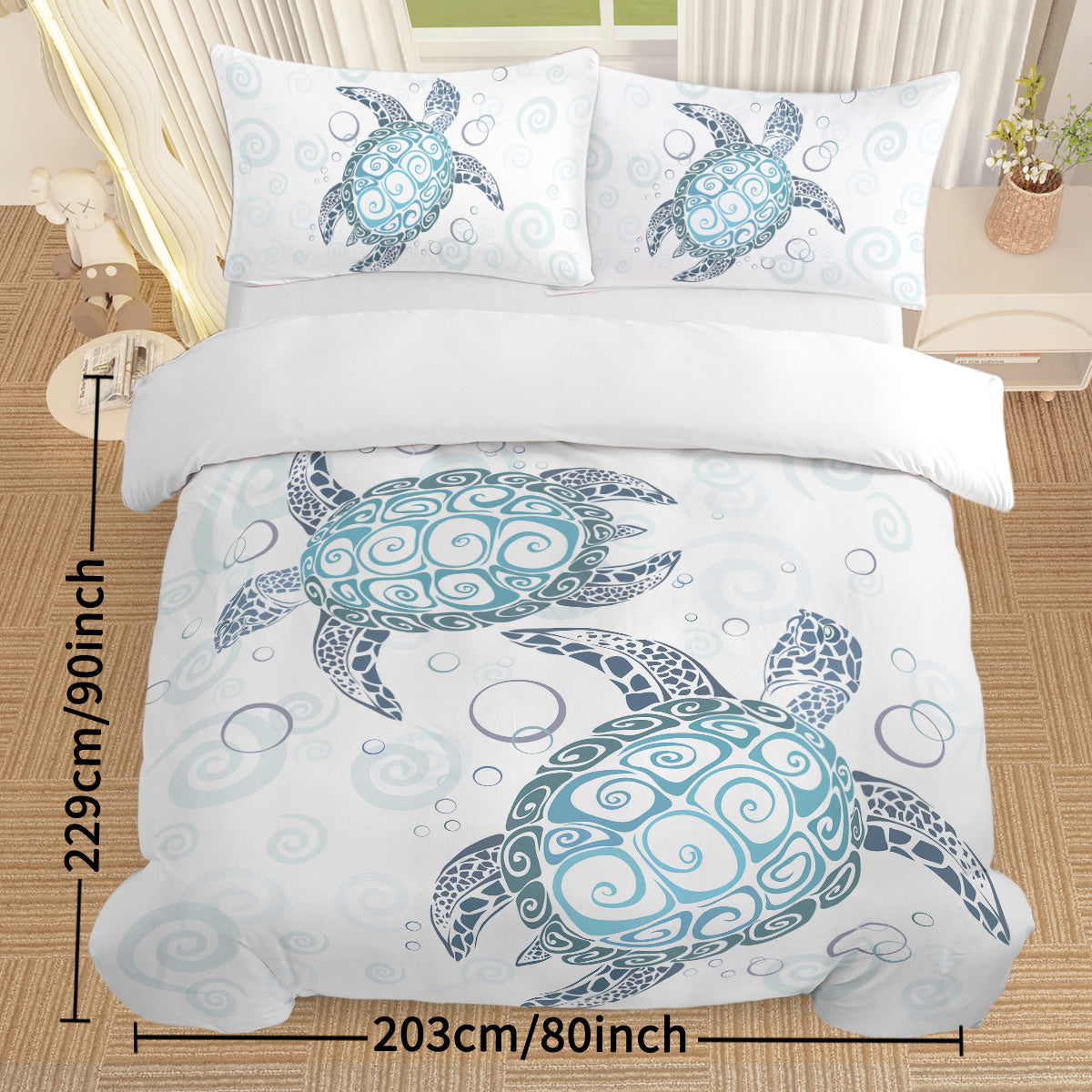Self-Made 3-Piece Bedding Set – Soft & Stylish Quilt Cover with Pillowcases