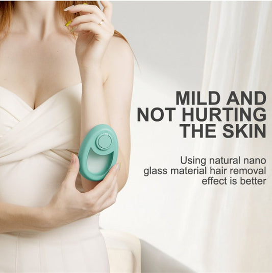 Crystal Hair Eraser – Painless Hair Removal & Exfoliating Tool for Smooth Skin