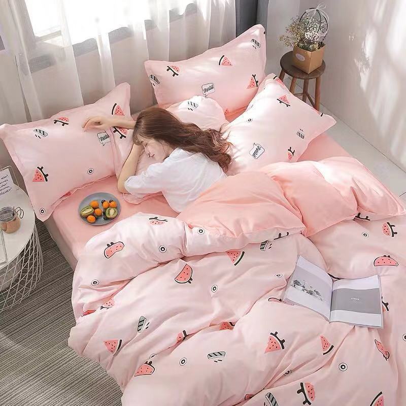 Elegant Aloe Cotton Bedding Set – Four-Piece Gift Set for Comfortable Sleep