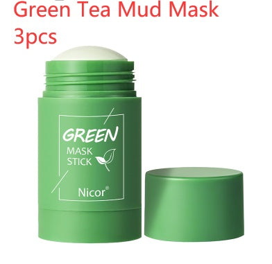 Green Tea Clay Stick Mask – Oil Control, Anti-Acne & Brightening