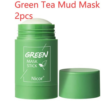 Green Tea Clay Stick Mask – Oil Control, Anti-Acne & Brightening