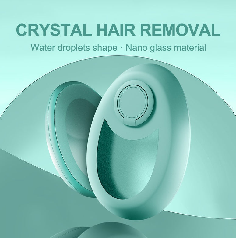 Crystal Hair Eraser – Painless Hair Removal & Exfoliating Tool for Smooth Skin