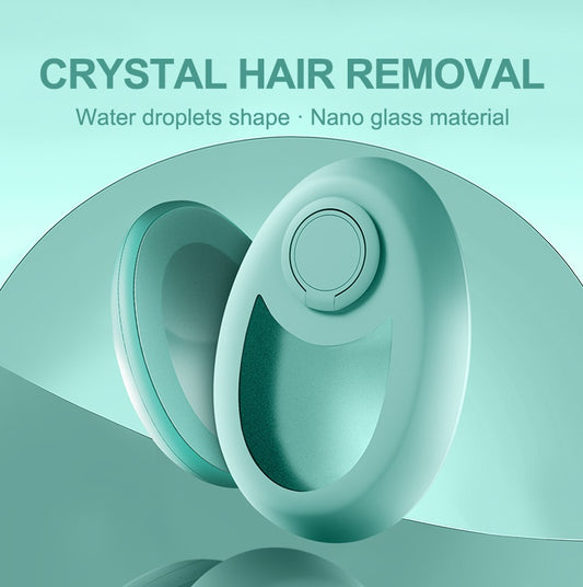 Crystal Hair Eraser – Painless Hair Removal & Exfoliating Tool for Smooth Skin