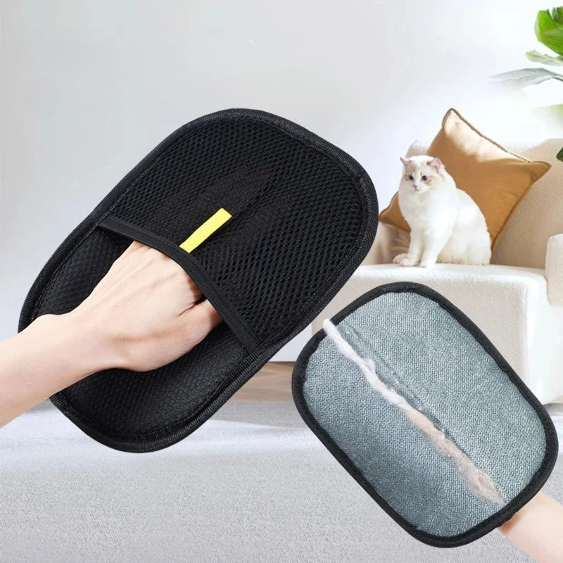 Pet Hair Remover Glove – Washable Portable De-Shedding Brush for Pets