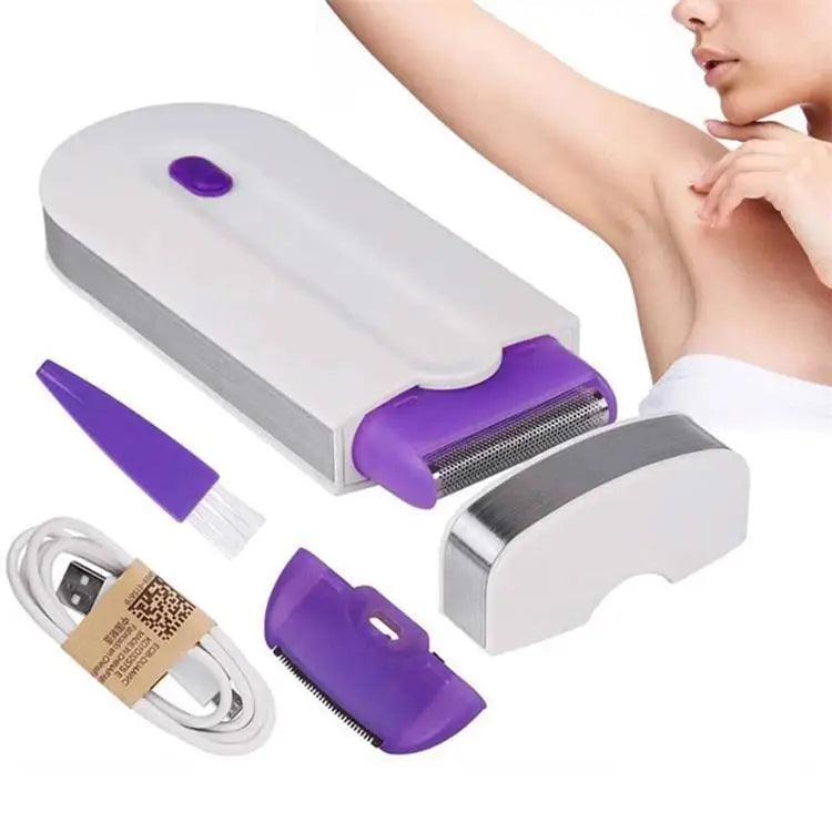 Body Blue-Light Epilator Induction Ladies' Shaver Hair Remover Tool Rotary Electric Automatic Face Leg Bikini Lip Depilator