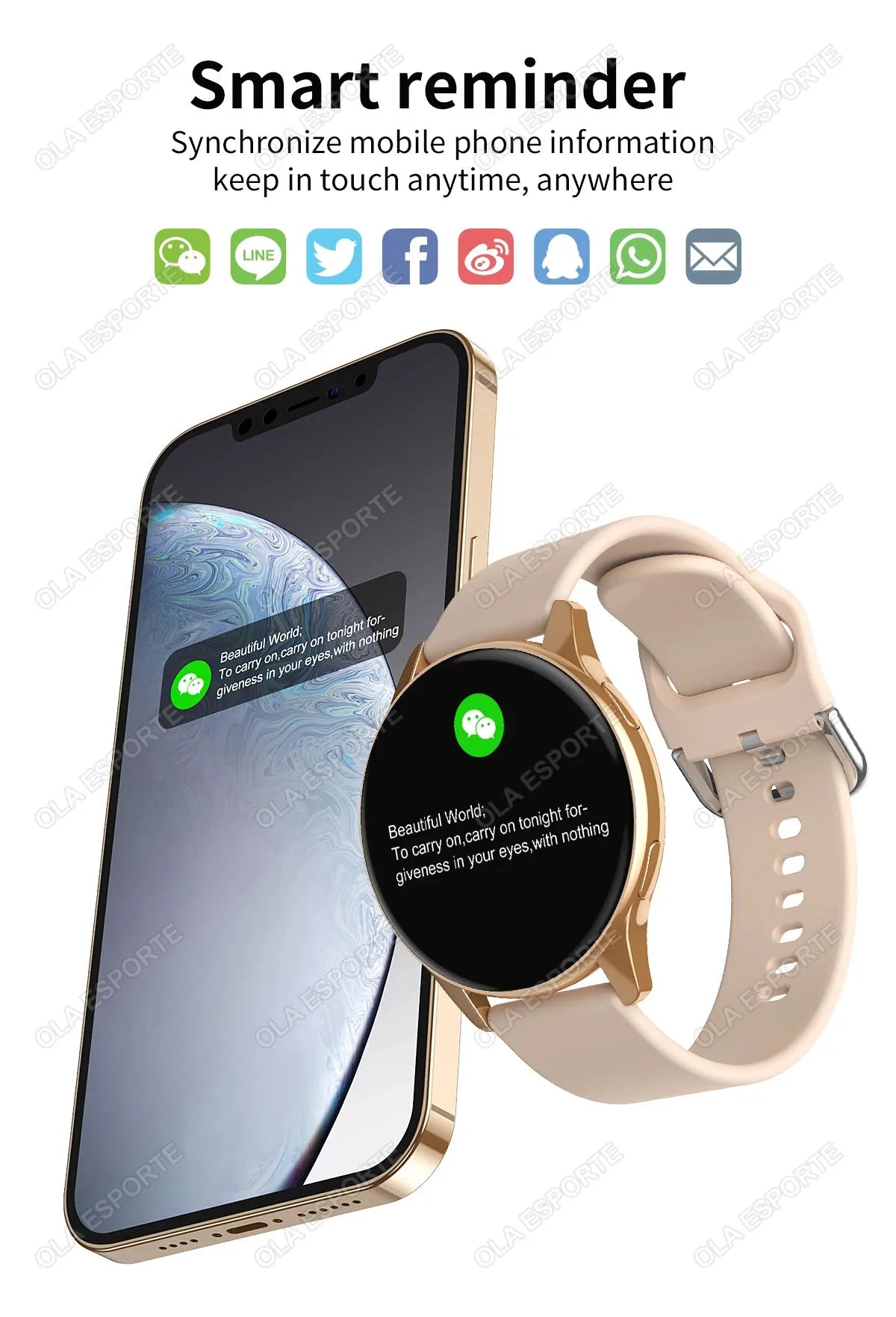 Xiaomi Smart Watch – Bluetooth Call, Heart Rate & Fitness Tracker