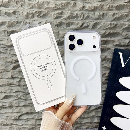 Magsafe Magnetic Clear Case for iPhone 11–17 Series