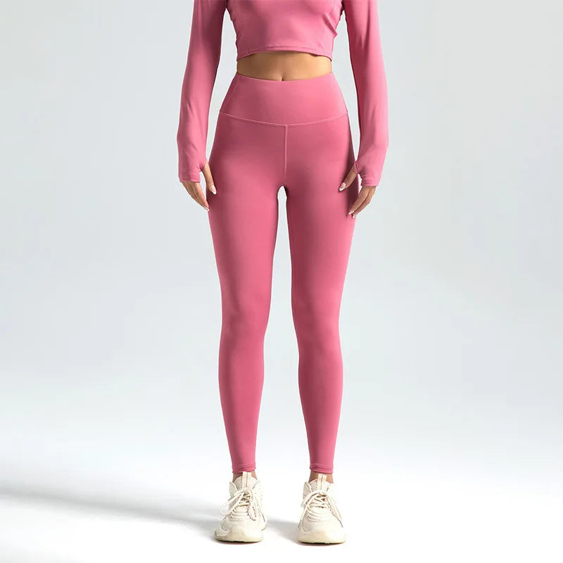 Women’s Seamless Gym Leggings – High Waist Booty Lifting Yoga Pants (S-3XL)