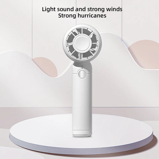 USB Rechargeable Mini Fan with Cooling Function - Portable Handheld Fan for Home, Office, Travel
