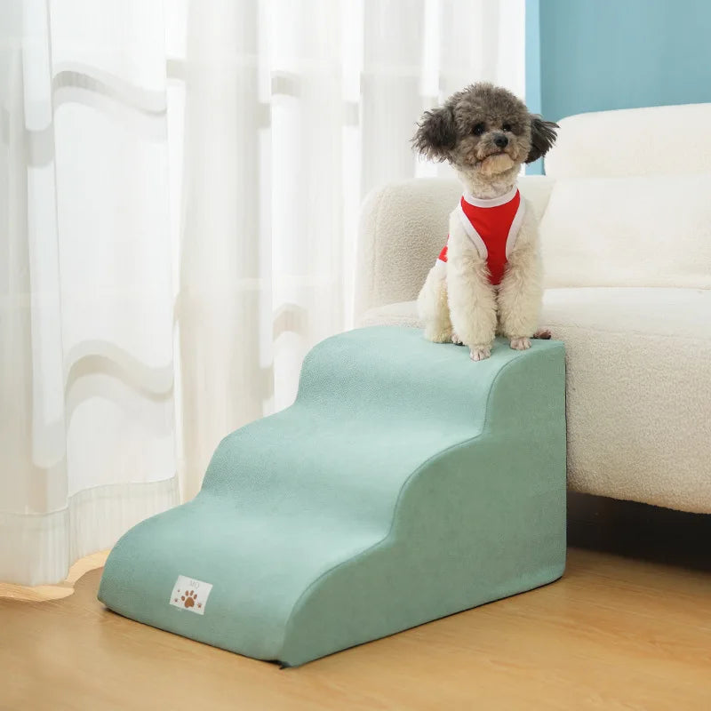 Pet Step Stairs – 2/3 Step Dog & Cat Ramp with Washable Cover