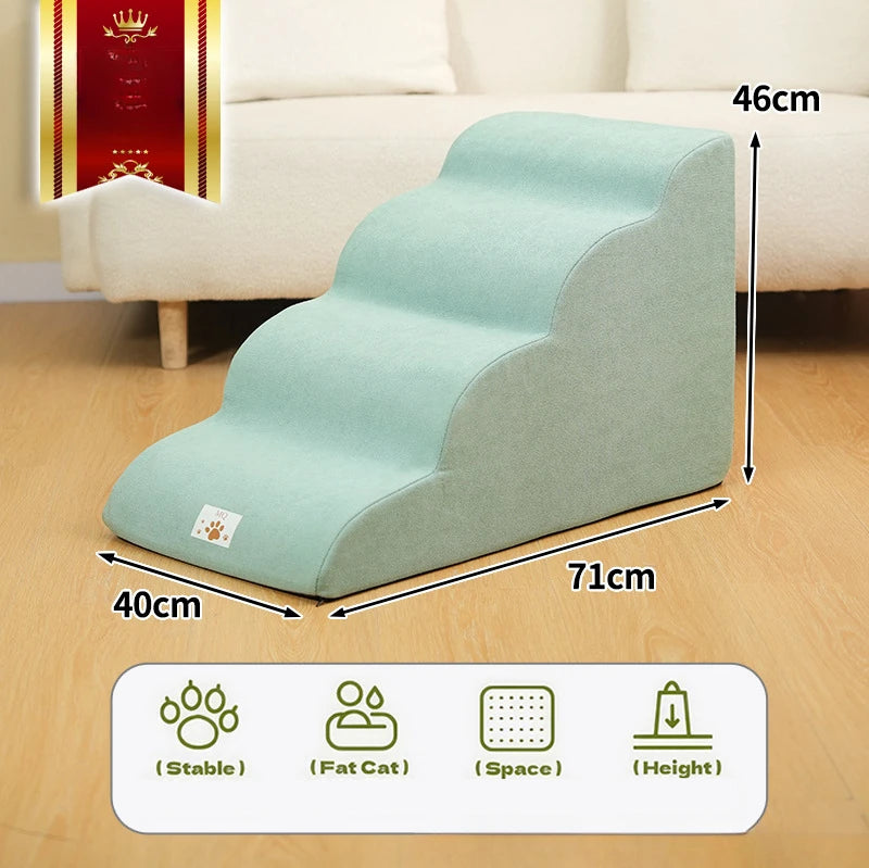 Pet Step Stairs – 2/3 Step Dog & Cat Ramp with Washable Cover