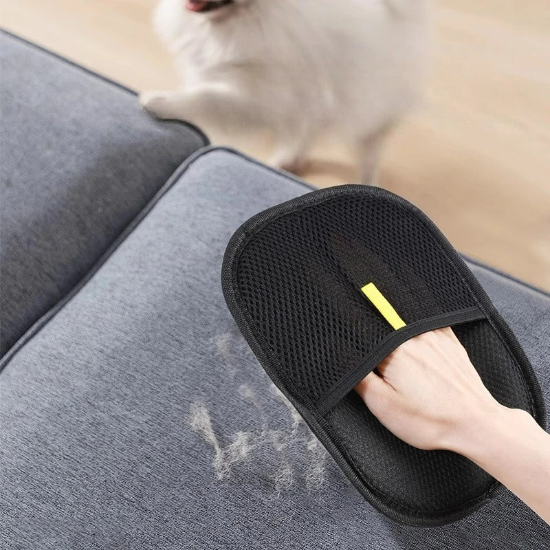 Pet Hair Remover Glove – Washable Portable De-Shedding Brush for Pets