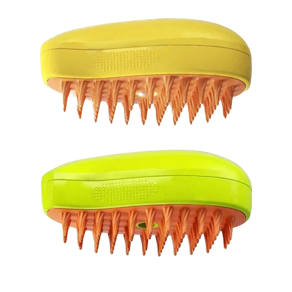 3-in-1 Pet Spray Massage Brush – Steam, Bath & Hair Removal Comb for Cats & Dogs
