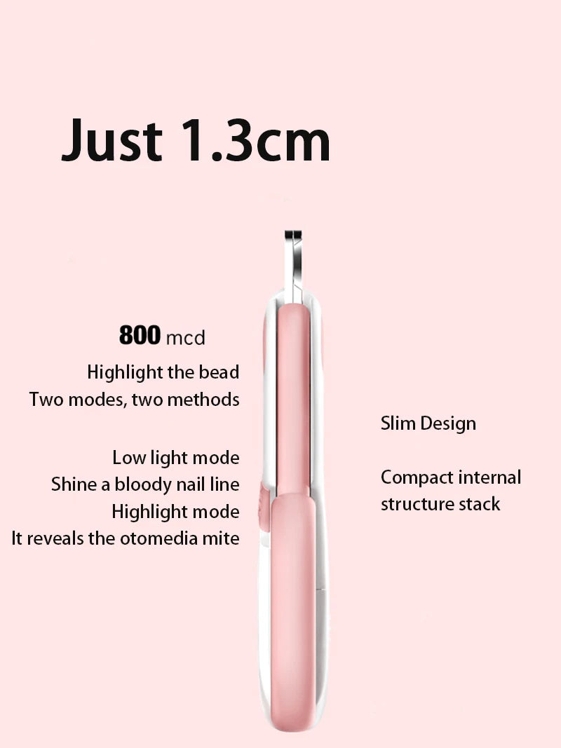 LED Pet Nail Clipper – Professional Cat & Dog Claw Trimmer with Safety Lock