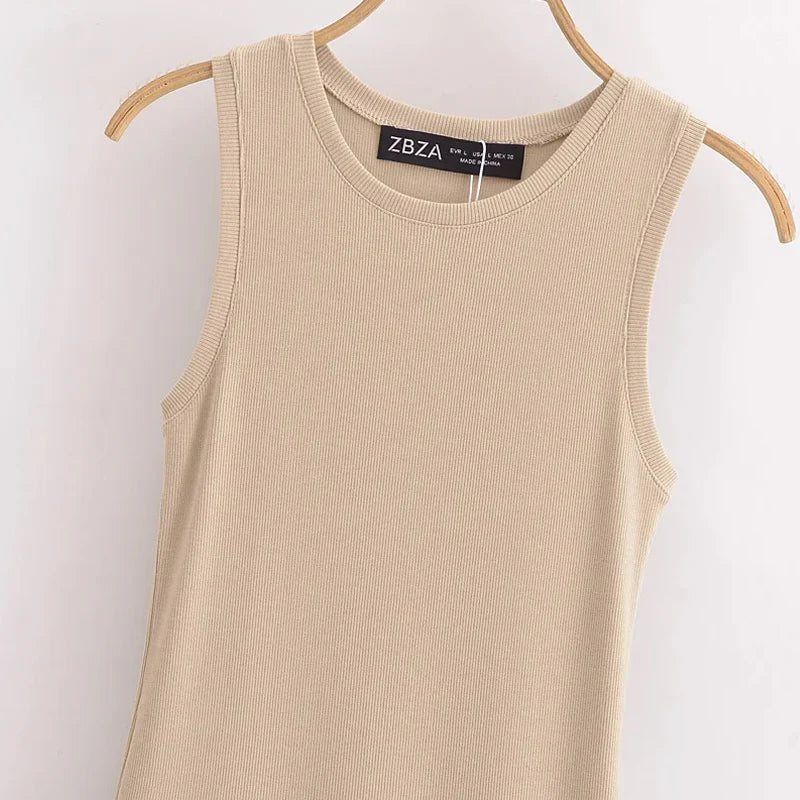 HXAO Elegant Long Dress 2025 – Women’s Sleeveless Casual Party Dress