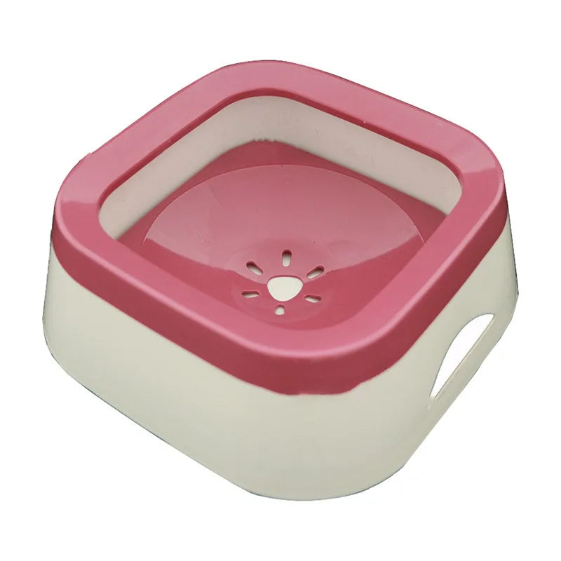 Anti-Splash Pet Water Bowl – 1L Large Capacity Drinking Bowl for Dogs & Cats
