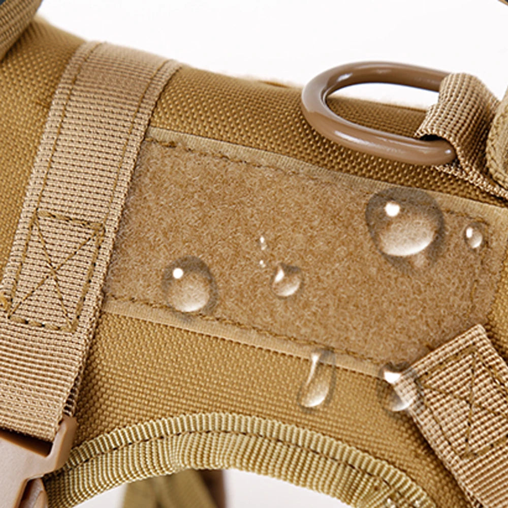 Tactical Cat Harness for Walking – Escape Proof, Adjustable Soft Mesh Pet Vest with Control Handle for Large Cats and Small Dogs