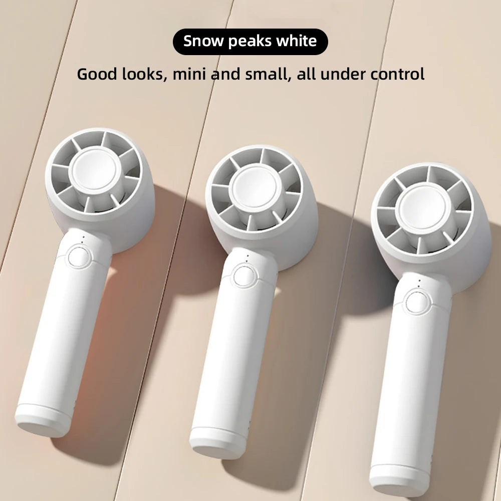 USB Rechargeable Mini Fan with Cooling Function - Portable Handheld Fan for Home, Office, Travel