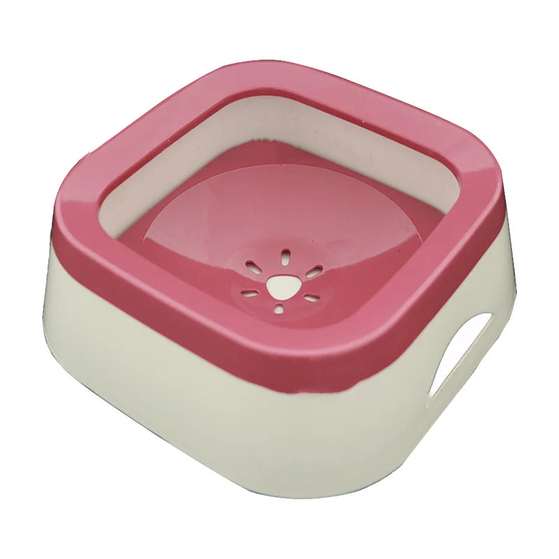 Anti-Splash Pet Water Bowl – 1L Large Capacity Drinking Bowl for Dogs & Cats