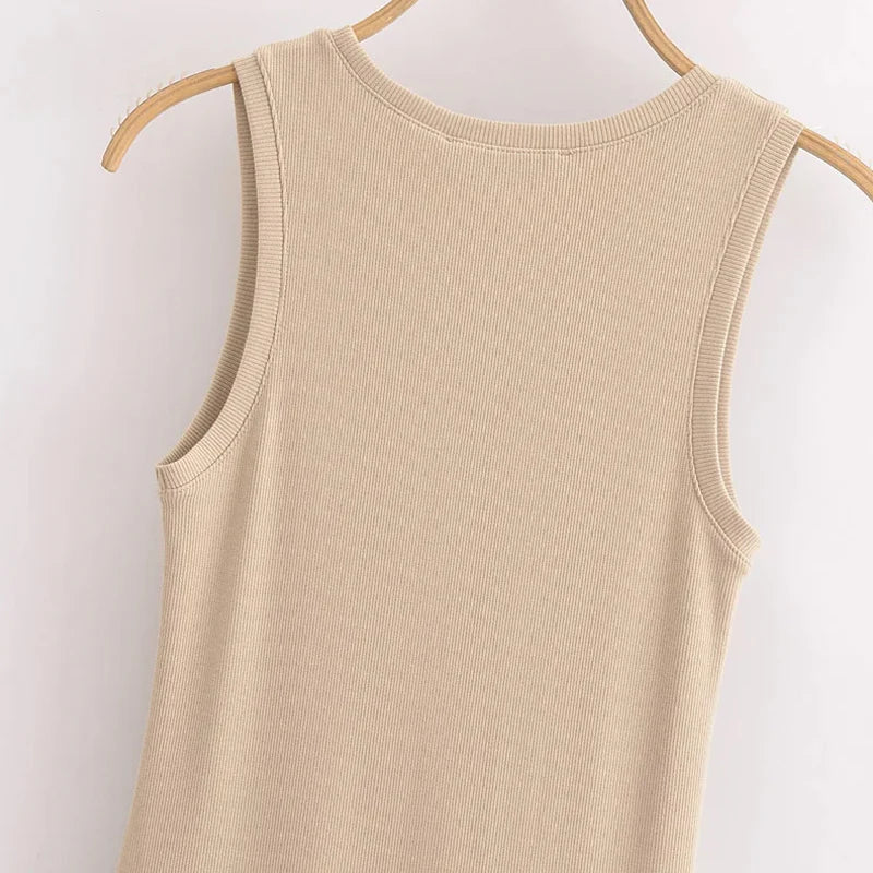 HXAO Elegant Long Dress 2025 – Women’s Sleeveless Casual Party Dress