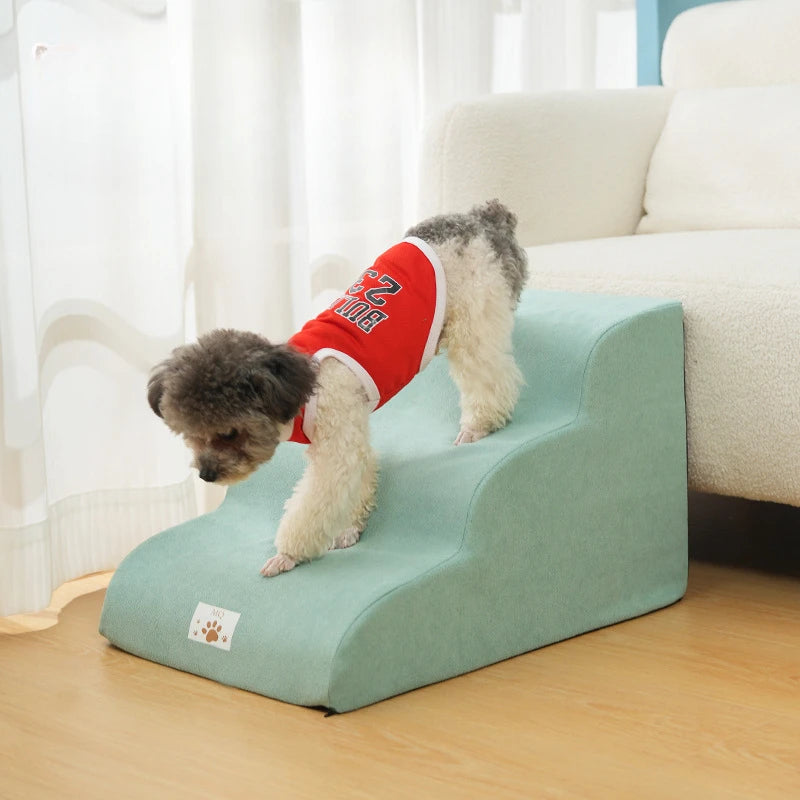 Pet Step Stairs – 2/3 Step Dog & Cat Ramp with Washable Cover