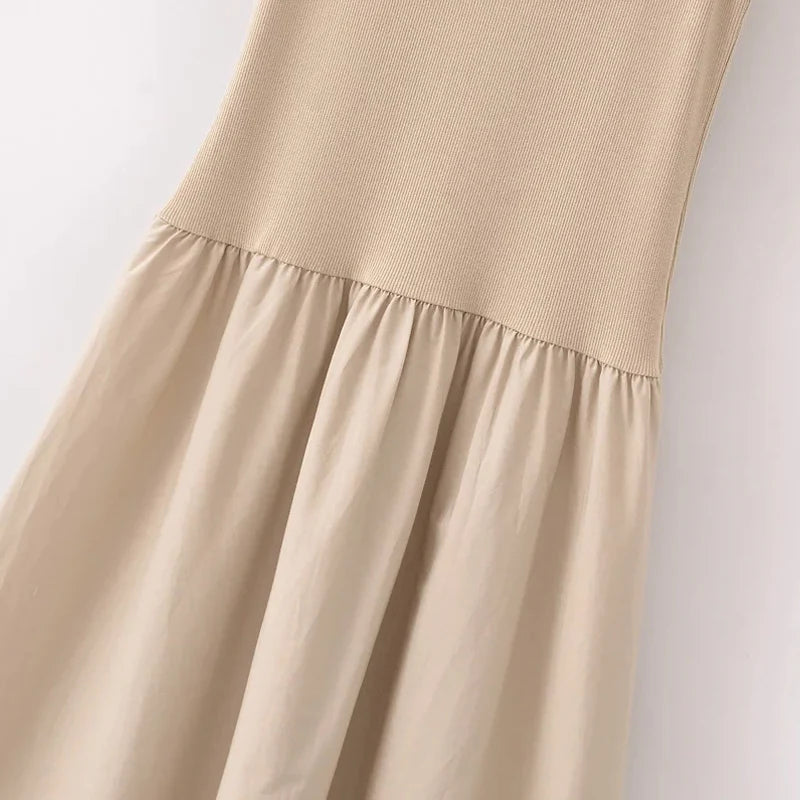 HXAO Elegant Long Dress 2025 – Women’s Sleeveless Casual Party Dress