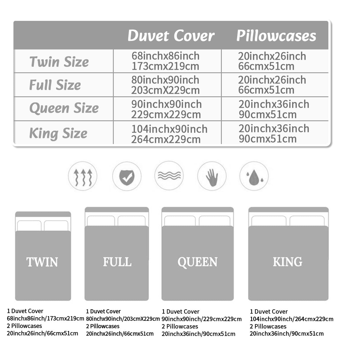 Self-Made 3-Piece Bedding Set – Soft & Stylish Quilt Cover with Pillowcases